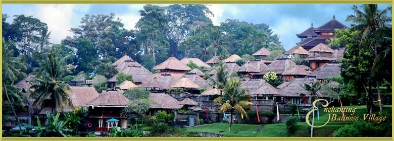Enchanting Balinese Village - Kamandalu Resort and Spa - Ubud, Bali