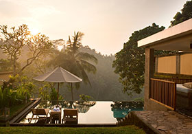 Deluxe Pool Villa at Kamandalu Ubud
