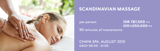 Scandinavian Massage at Chaya Spa