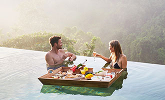 Floating Breakfast experience at Private Pool Villa or Infinity Pool