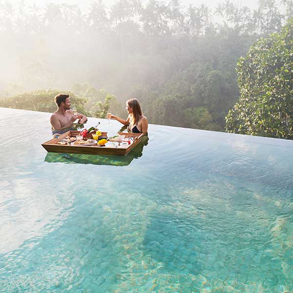 One and only Kamandalu Infinity Jungle Sea saltwater pool
