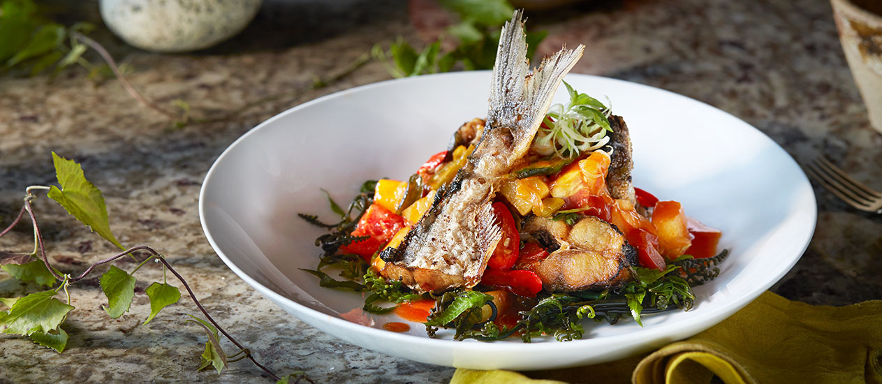 Chef's special - Fish menu at Petulu Restaurant, Kamandalu Ubud, Bali - luxury resort and spa