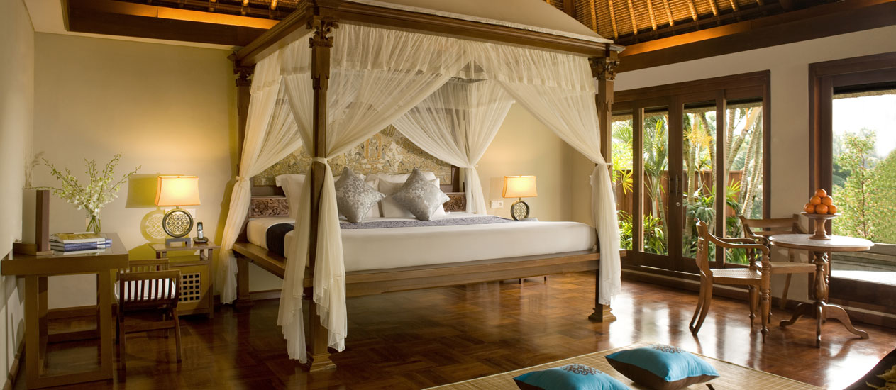 Villa 121 Master Bedroom, Two Bedroom Pool Villa, Kamandalu Ubud, Bali - resort villas