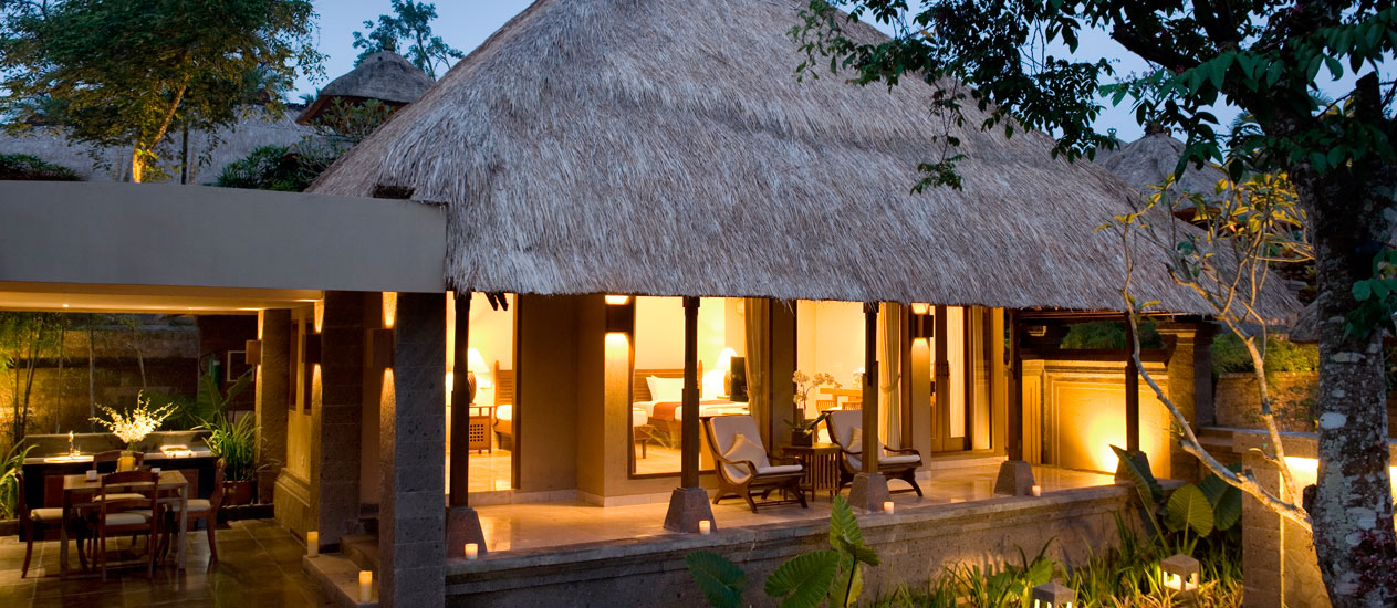 Villa 123 Exterior, Two Bedroom Pool Villa, Kamandalu Ubud, Bali - luxury resort and spa
