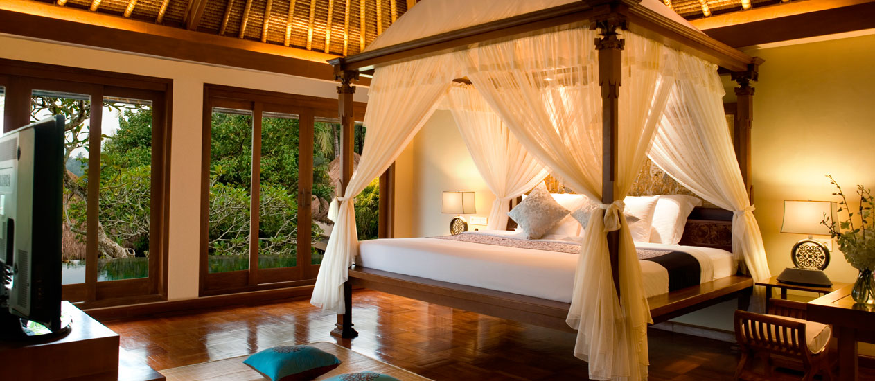 Villa 123 Master Bedroom, Two Bedroom Pool Villa, Kamandalu Ubud, Bali - resort villas