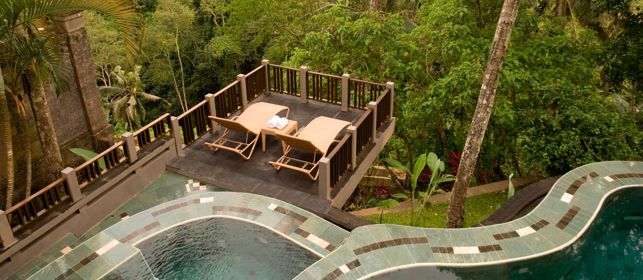 Villa 126 Exterior, Two Bedroom Pool Villa, Kamandalu Ubud, Bali - resort villas
